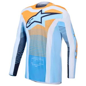 Alpinestars Maillot De Manga Larga Techstar Maven Dust Blue / Tangerine / Black 2XL