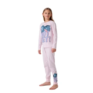 Name It Pyjama à Manches Longues Anda Stitch Cradle Pink 13-14 Années Fille
