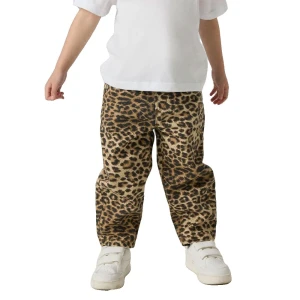 Name It Jean Bella Mom Fit Silver Mink / AOP Leopard 3 Années Fille