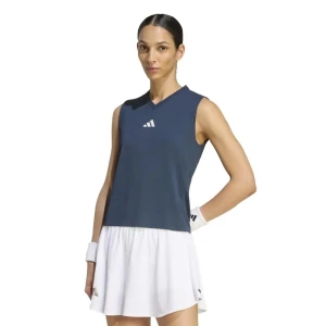 Adidas Camiseta Sin Mangas Tennis Climacool Match Pro Aurora Ink XL