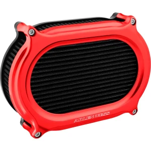 Arlen Ness Limpiador De Filtro De Aire Oval Harley Davidson Flstc 1690 Abs 16-17/flstf 1690 Abs 16-17 Red One Size