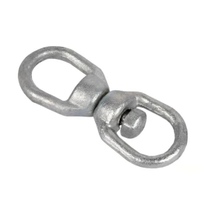 Cofan Manille Rotative Centrale 6 Mm 25 Unités Niquel One Size