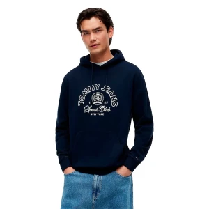 Tommy Jeans Sweat à Capuche Dm0dm23153 Dark Night Navy S Homme