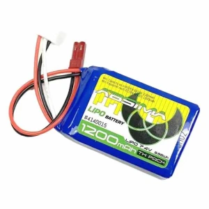 Absima Batterie Tx Lipo 2s 7.4v 1200mah Sc Bec-plug Blue One Size unisex