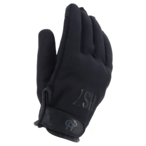 Helstons Guantes De Cuero Perforado Bolt Black / Black 13