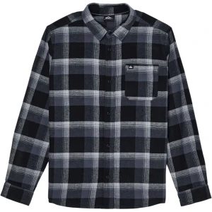 Quiksilver Chemise à Manches Longues Motherfly Plaid Black Motherfly 14 Années Garçon