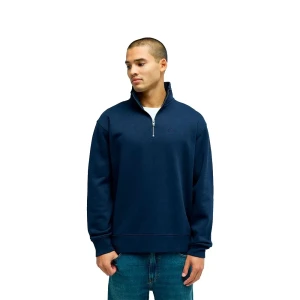 Quiksilver Sweat à Demi-zip Salt Water Quarter Dark Navy L Homme