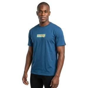 Quiksilver T-shirt à Manches Courtes Specialize Dark Denim M Homme
