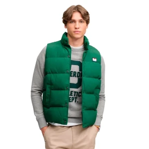 Superdry Gilet Non Short Everest Trail Green M Homme