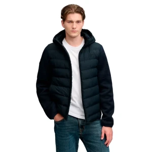 Superdry Veste Storm Knit Hybrid Eclipse Navy 2XL Homme