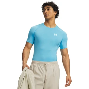 Under Armour T-shirt à Manches Courtes Heatgear Armour Comp White / Blue S