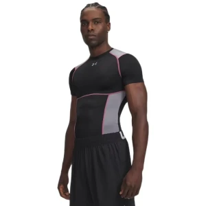 Under Armour T-shirt à Manches Courtes Heatgear Elite Comp Reflective / Black M