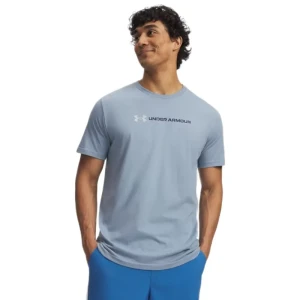 Under Armour T-shirt à Manches Courtes Logo Blue / Blue Fog XS