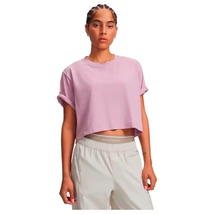 Under Armour T-shirt à Manches Courtes Rival Boxy Solid Pink / Pink Fog XS