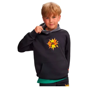 Under Armour Sweat à Capuche Rival Fleece Graphics Gray / Outrageous Orange 8 Années