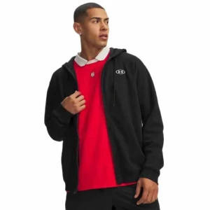Under Armour Sweat-shirt à Zip Rival Fleece Black / White XL