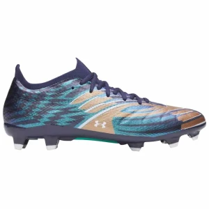 Under Armour Chaussures De Football Shadow Pro 4 Fg Blue / Metallic Copper Ore EU 40 1/2 Homme