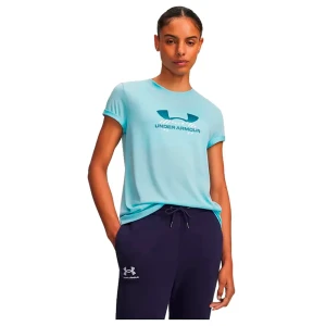 Under Armour T-shirt à Manches Courtes Tech Branded Blue / Blackout Navy M