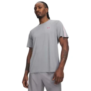Under Armour T-shirt à Manches Courtes Tech Taping Gray / Pink Frenzy 3XL