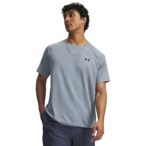 Under Armour T-shirt à Manches Courtes Tech Textured Blue / Two Tone Black XL