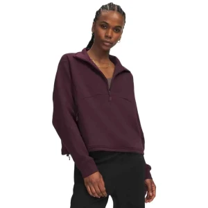 Under Armour Sweat à Demi-zip Unstoppable Fleece Red / Ox Blood S