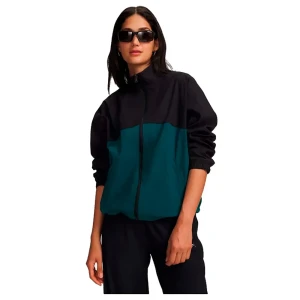 Under Armour Sweat-shirt à Zip Unstoppable Woven Black / Ultimate Black L
