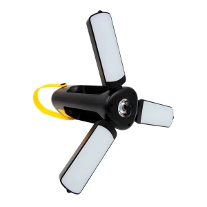 Edm Lanterne Solaire Pliable Black One Size