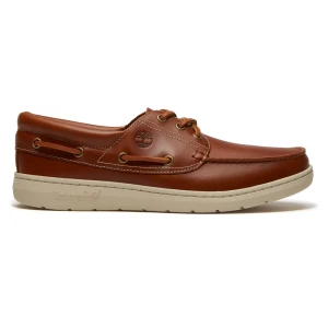 Timberland Chaussures Bateau Portofino Pier Medium Brown Full Grain EU 40 Homme