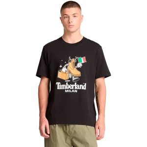 Timberland T-shirt à Manches Courtes Qtm Front Boot Graphic City Milan Black XL Homme