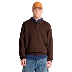 Timberland Polo à Manches Longues Williams River Cotton Mole L Homme
