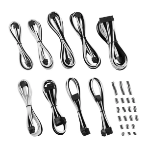 Cablemod Cordon D´alimentation Interne Cm-csr-ckit-nkkw-r Black / White One Size unisex