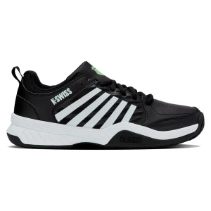K-swiss Zapatillas Todas Las Superfícies Court Express 2 Black / White / Soft Neon Green EU 41 1/2