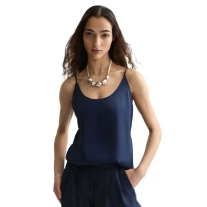 Scotch & Soda T-shirt Sans Manches U9a01607t Peacoat 36 Femme