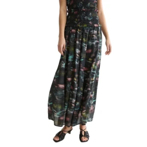 Scotch & Soda Jupe Longue Ufs01664f Glitch Dream Forest Night M Femme
