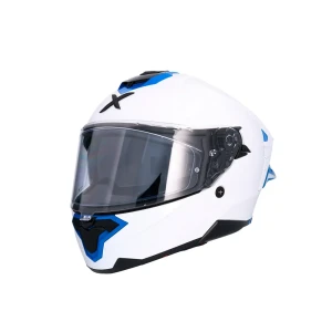 Axor Casco Integral Brutale Corsa Pearl White / Blue M