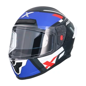 Axor Casco Integral Saber X Sports Matt Black / Blue L