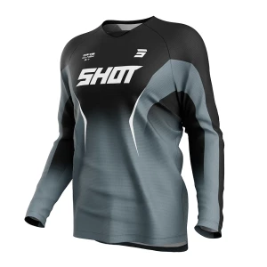 Shot Race Gear Maillot De Manga Larga Draw Clash Black M