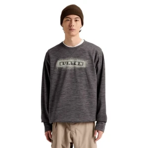 Burton Sudadera Oak Crew Gotham Gray Htr M