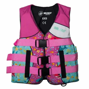 Brave Sports Gilet De Sauvetage Junior Coral Dream Pink XS unisex