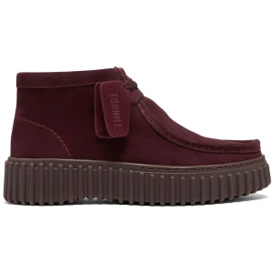 Clarks Shoes Bottines Torhill Moss Burgundy Suede EU 37 Femme