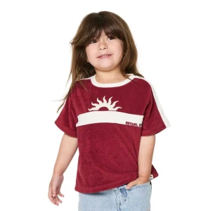 Rip Curl T-shirt à Manches Courtes Road Trip Terry Plum 7-8 Années Fille