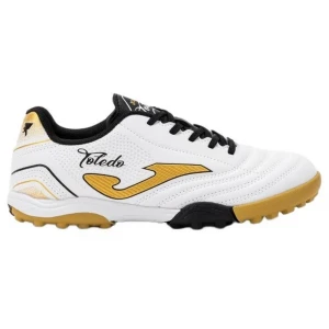 Joma Chaussures De Football Junior Toledo Tf White Gold EU 33 1/2 Garçon,Fille