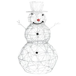Aigostar Lámpara Led Acrylic Snowman Cold White 0.9m Ip44 Indoor & Outdoor Low Voltage Transparent 90 cm