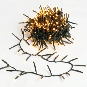 Aigostar Guirnalda De Luces Firecracker Flat Warm White 20m Ip44 Indoor & Outdoor Low Voltage Dark Green One Size