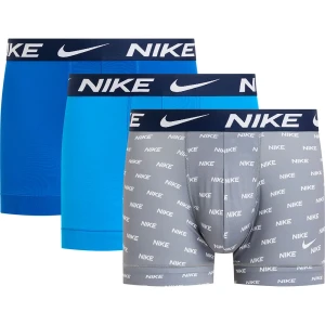 Nike Boxers 0000ke1156 Trunk 3 Unités Nickel M Homme