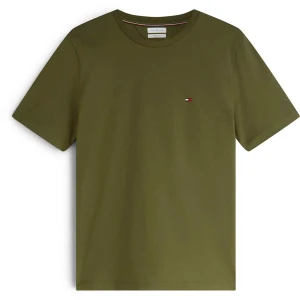 Tommy Hilfiger T-shirt à Manches Courtes Mw0mw39102 Huntsman Green / Ivory Petal 4XL Homme