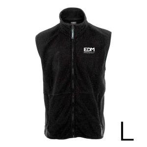 Edm Gilet Polar 280g/m² Black XL