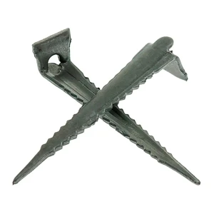 Fun And Go Pattes De Fixation De Cadre Dentelé 300 Unités Silver One Size