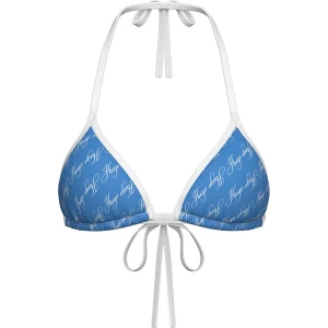Hugo Haut De Bikini Monogram Triangle 10269296 Red Open Blue L Femme
