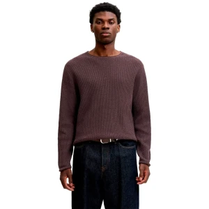 Jack & Jones Pull Blumason Chocolate Torte / Detail Twist L Homme